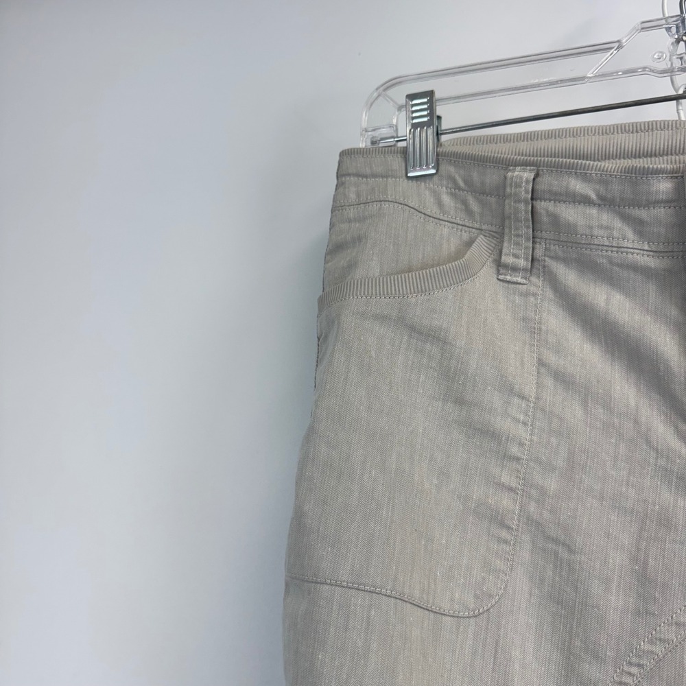 Kuhl Splash Roll-Up Pants Womens 8 Short Gray Herringbone Outdoor Hiking 6272 - Picture 7 of 15